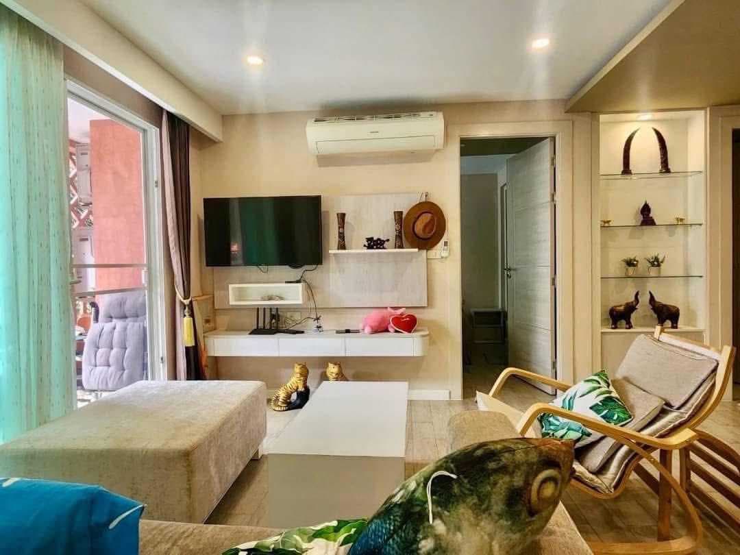 ขาย คอนโด Seven Seas Condo Jomtien (เซเว่นซีส์ คอนโด จอมเทียน)73 ตรม 2 นอน 2 น้ำ ชั้น 2 วิวสวน 5 นาทีถึงหาดจอมเทียน เหมาะอยู่อาศัยอาศัยและปล่อยเช่า