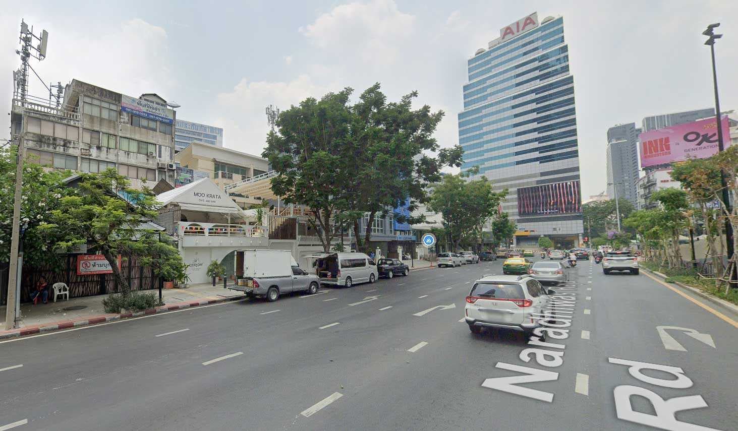 ขาย ร้านอาหาร ติดถนนนราธิวาส ใกล้รถไฟฟ้า BTS ช่องนนทรี 76.6 ตรว