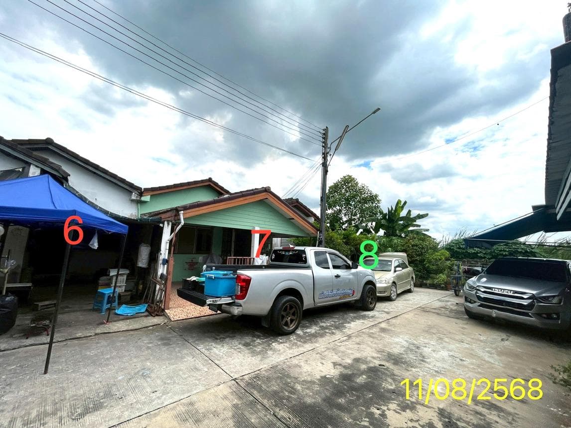 ทาวน์เฮ้าส์ กรีนการ์เด้นโฮม บึงน้ำรักษ์ ธัญบุรี ปทุมธานี 3 ห้องนอน 1 ห้องน้ำ พื้นที่ 60 ตร.ม. บนที่ดิน 21 ตร.ว. ทำเลชุมชนน่าอยู่ ราคาพิเศษ 8 แสน