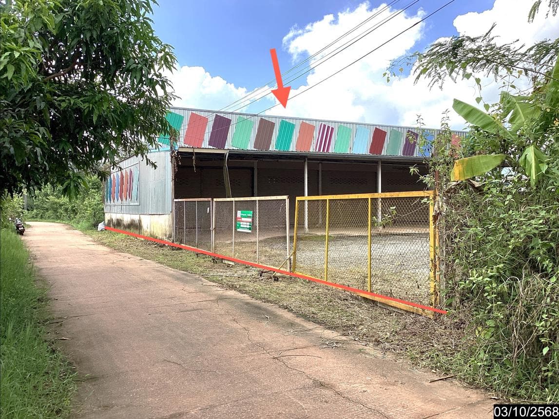 ขายโกดัง เมืองอุดรธานี ทำเลนากว้าง พื้นที่ใช้สอย 403.5 ตร.ม. บนที่ดิน 91 ตร.ว. สภาพดี เหมาะสำหรับทำโรงงานหรือศูนย์กระจายสินค้า