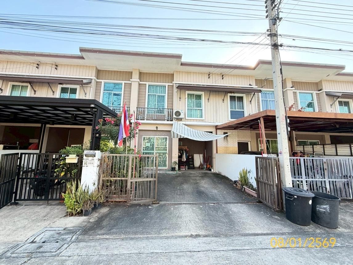 ทาวน์โฮม พฤกษาวิลล์ รังสิต-คลอง 2 (Pruksa Ville) 3 ห้องนอน ทำเลดี เดินทางสะดวก
