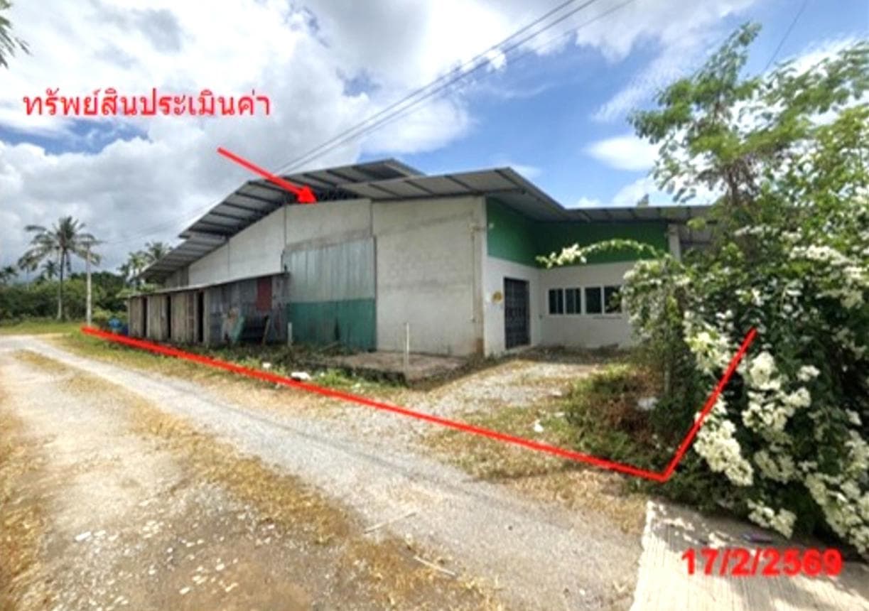 ขายโกดัง ถ้ำใหญ่ ทุ่งสง นครศรีธรรมราช พื้นที่ 42 ตร.ว. พื้นที่ใช้สอย 287 ตร.ม. ทำเลดี เหมาะทำธุรกิจ ราคา 4.08 ล้าน
