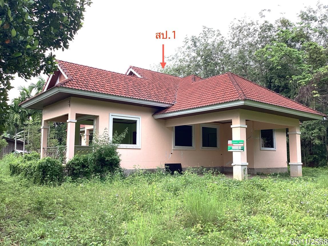 บ้านเดี่ยว ทุ่งหมอ สะเดา สงขลา พื้นที่ 55 ตร.ว. พื้นที่ใช้สอย 255.25 ตร.ม. 4 ห้องนอน