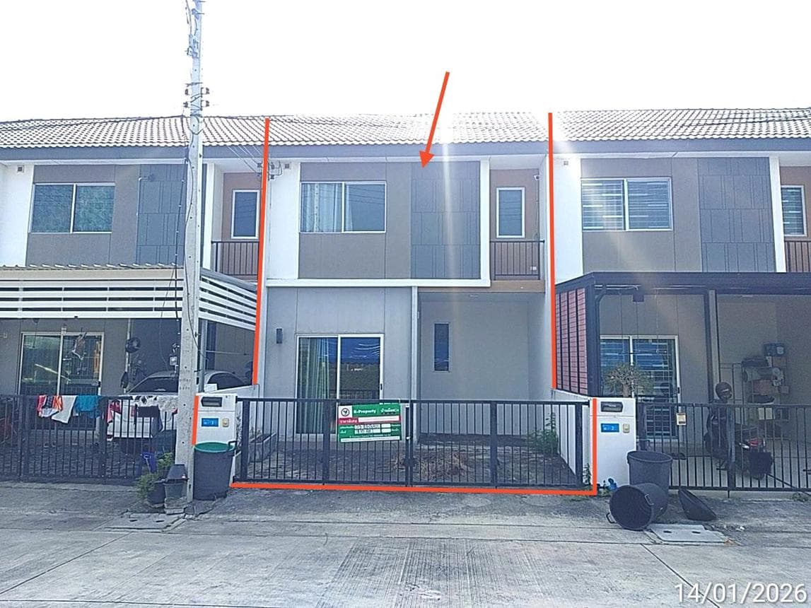 ขายทาวน์เฮ้าส์ พฤกษา 137 (Pruksa 137) บางปะกง ฉะเชิงเทรา 3 ห้องนอน ทำเลดีใกล้นิคมและทางด่วน ราคาเพียง 2.15 ล้าน