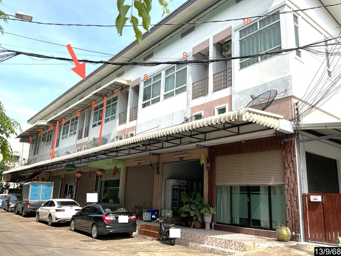 ขายอาคารพาณิชย์ เมืองนครราชสีมา นครราชสีมา ทำเลในเมือง เนื้อที่ 48 ตร.ว. พื้นที่ใช้สอย 384 ตร.ม. 6 ห้องนอน 6 ห้องน้ำ สภาพดี เหมาะสำหรับทำการค้าและอยู่อาศัย