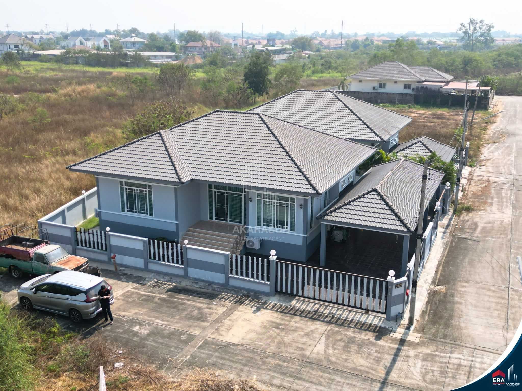 ขายบ้านเดี่ยว 4ห้องนอน 4ห้องน้ำ ต.หัวรอ ใกล้ถนน4เลน