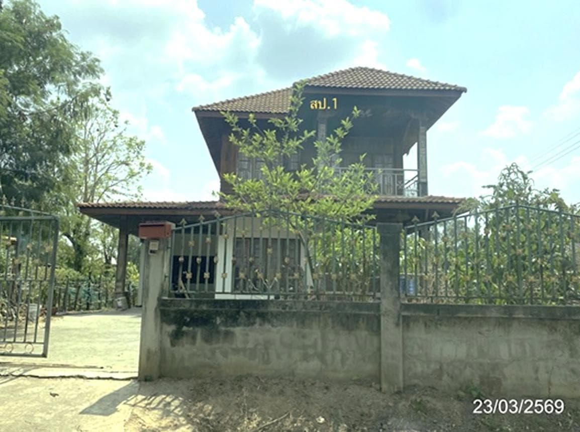 ขายบ้านเดี่ยวชั้นเดียวหลังใหญ่ 5 ห้องนอน 1 ห้องน้ำ พื้นที่ 68 ตร.ว. อ.วาปีปทุม จ.มหาสารคาม พื้นที่ใช้สอยกว้างขวาง บรรยากาศเงียบสงบ
