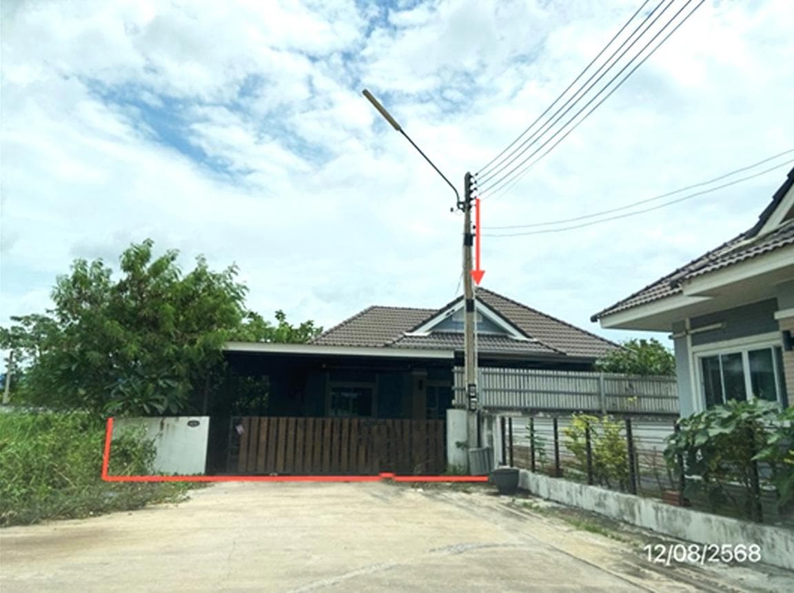 บ้านเดี่ยวหลังใหญ่ กษิรา กรีนพีช 1 พนัสนิคม พื้นที่กว้างขวาง สภาพสวยพร้อมเข้าอยู่