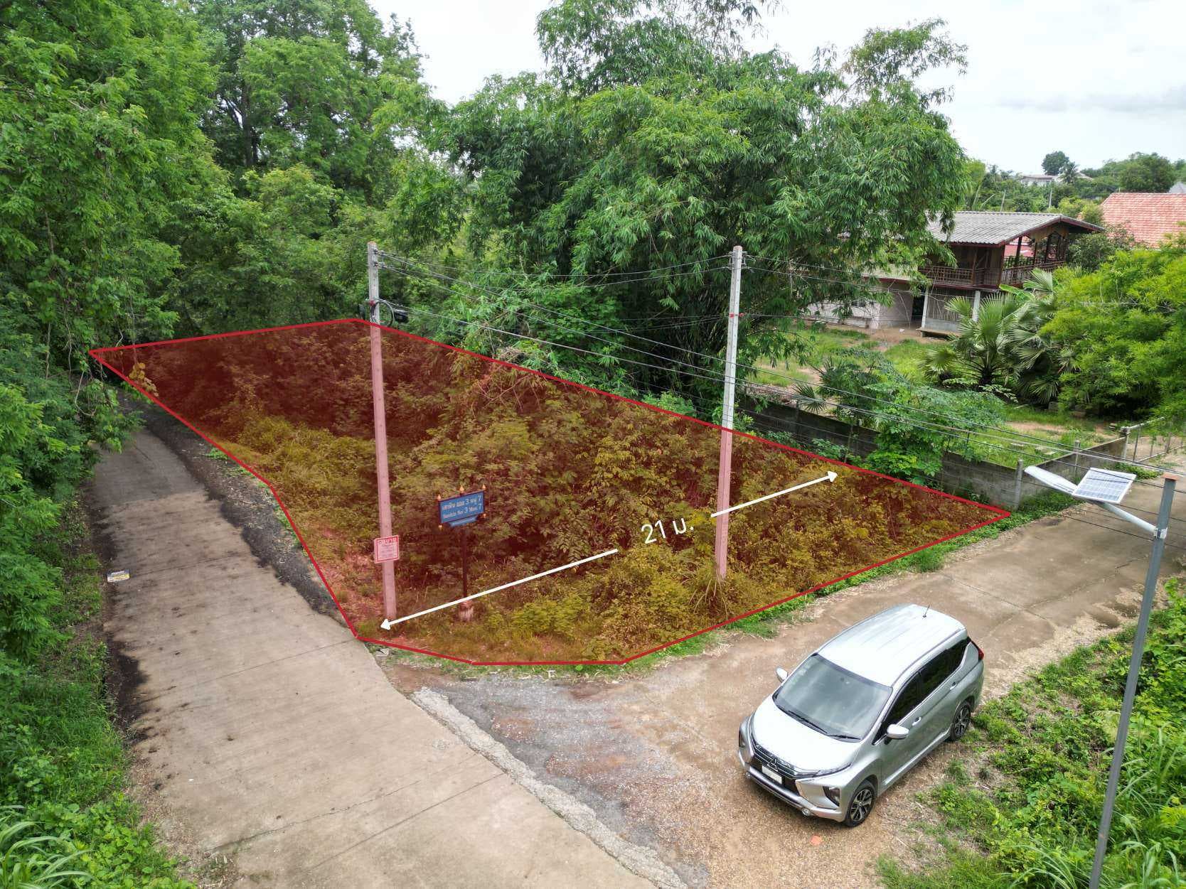 ที่ดินแปลงมุม 190 ตร.ว ริมแม่น้ำน่าน ใกล้ ม.นเรศวร