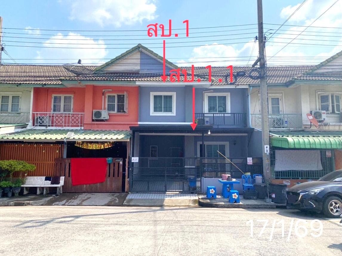 ขายทาวน์เฮ้าส์ บ้านพฤกษา 25 (Baan Pruksa 25) บางใหญ่-บางแม่นาง 3 ห้องนอน ทำเลดี ใกล้เซ็นทรัลเวสต์เกตและรถไฟฟ้า - image 1