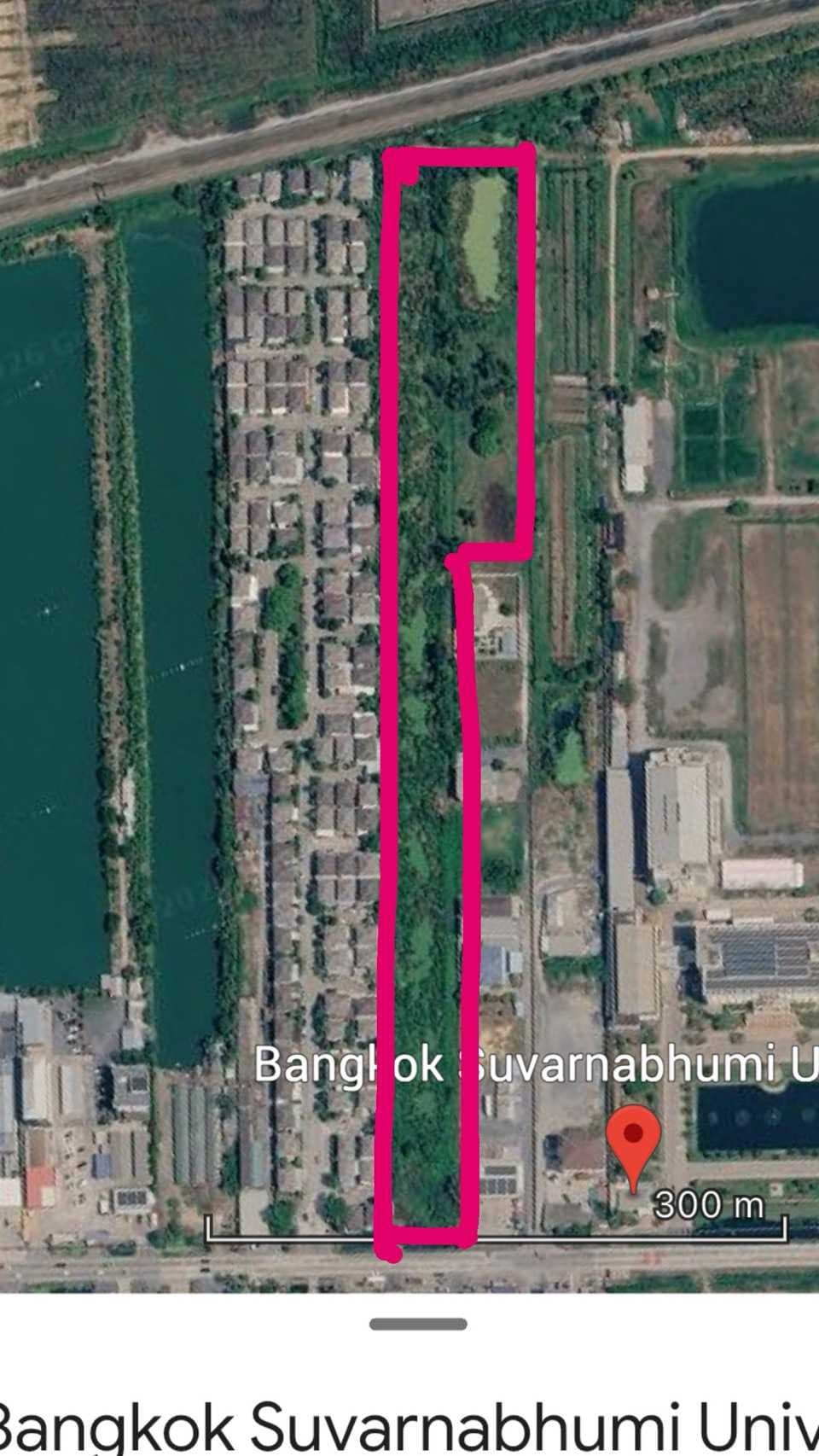 ขายที่ดินเปล่า พื้นที่สีส้ม ทำเลลาดกระบัง ใกล้สนามบินสุวรรณภูมิ