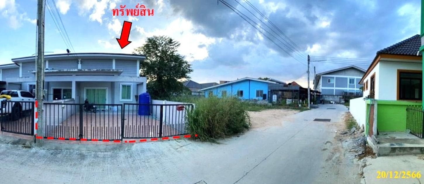 ขายทาวน์โฮม ปลวกแดง ระยอง พื้นที่กว้าง 37.8 ตร.ว. พื้นที่ใช้สอย 150 ตร.ม. ทำเลดี ใกล้แหล่งงาน