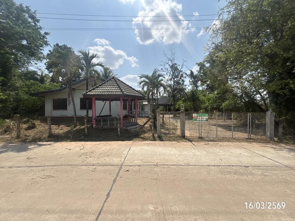 ขายบ้านเดี่ยว กู่สวนแตง บ้านใหม่ไชยพจน์ บุรีรัมย์ 3 ห้องนอน พื้นที่กว้าง 202.5 ตร.ม.
