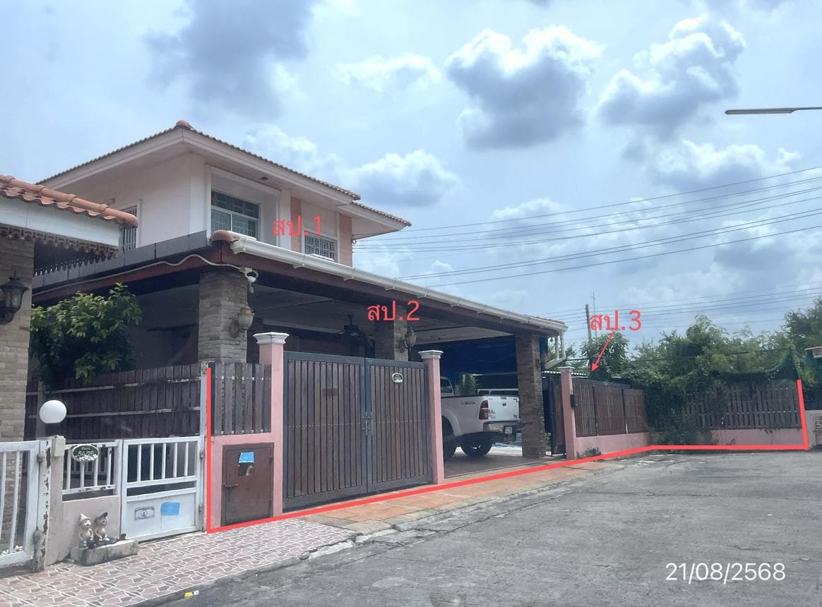 บ้านเดี่ยว ทวีลดา 4 คูคต ลำลูกกา ปทุมธานี 3 ห้องนอน 2 ห้องน้ำ พื้นที่ 120 ตร.ม. ทำเลศักยภาพเชื่อมต่อพหลโยธินและวิภาวดี ราคาพิเศษ 6.54 ล้าน