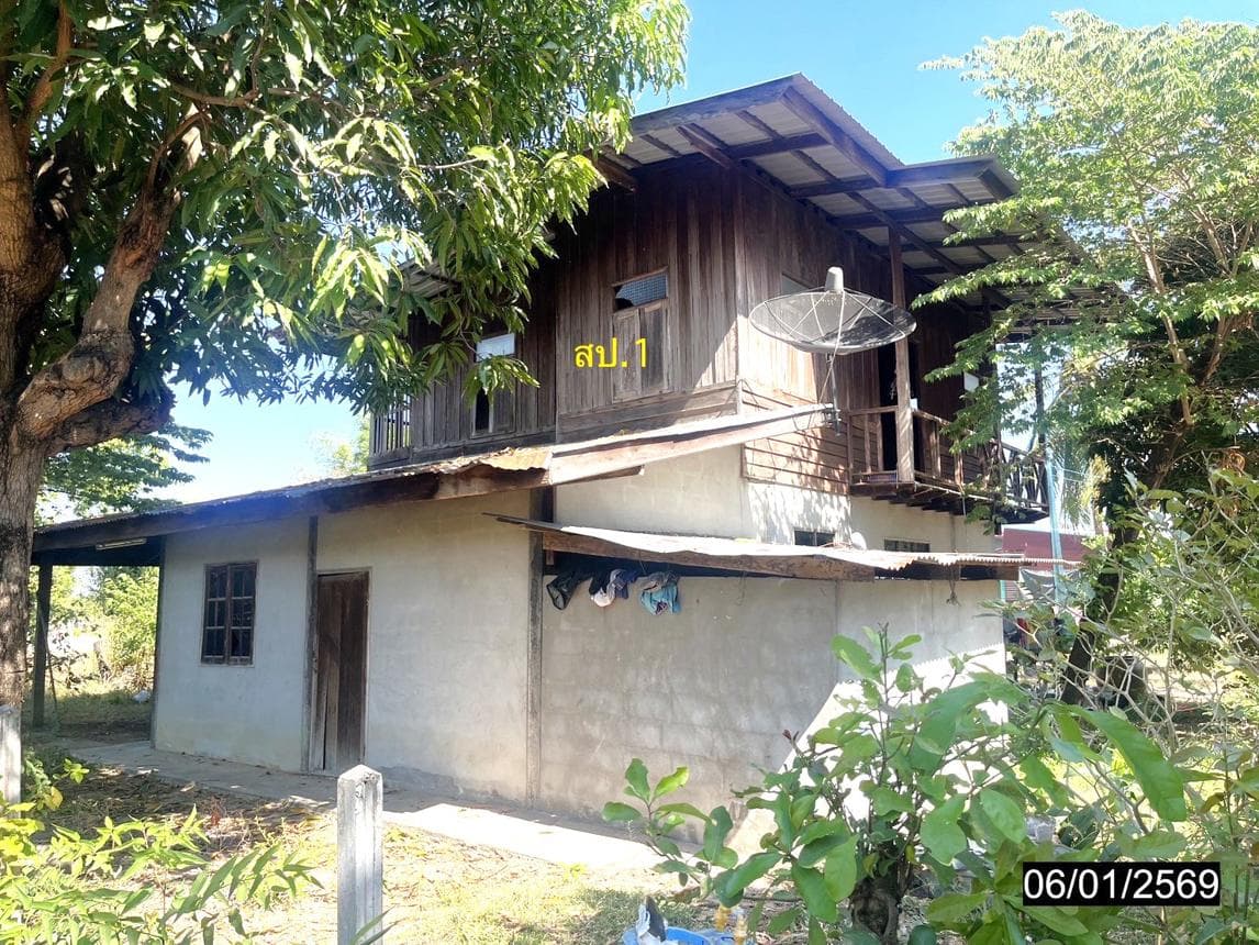 ขายบ้านเดี่ยว ทุ่งศรีเมือง สุวรรณภูมิ ร้อยเอ็ด พื้นที่ 30 ตร.ว. พื้นที่ใช้สอย 108.25 ตร.ม. 2 ห้องนอน 1 ห้องน้ำ ราคาหลักแสน