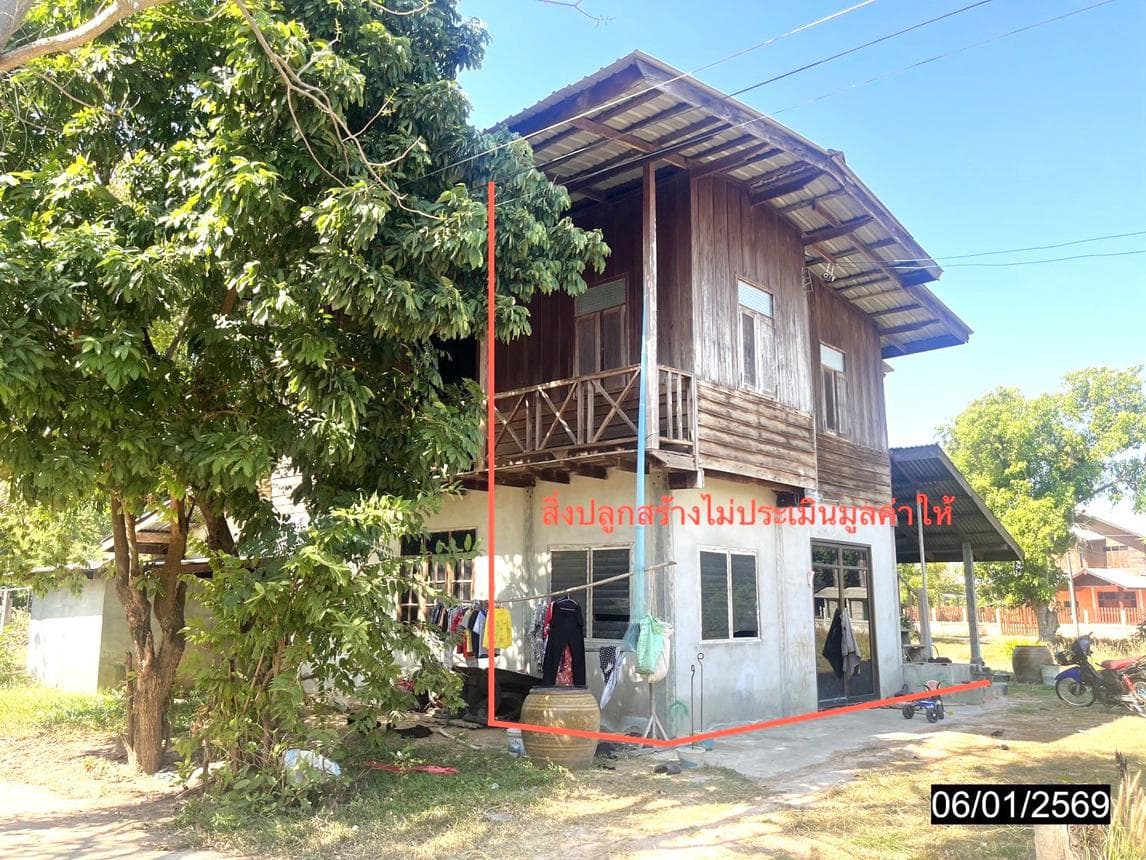 ขายบ้านเดี่ยว ทุ่งศรีเมือง สุวรรณภูมิ ร้อยเอ็ด พื้นที่ 30 ตร.ว. พื้นที่ใช้สอย 108.25 ตร.ม. 2 ห้องนอน 1 ห้องน้ำ ราคาหลักแสน