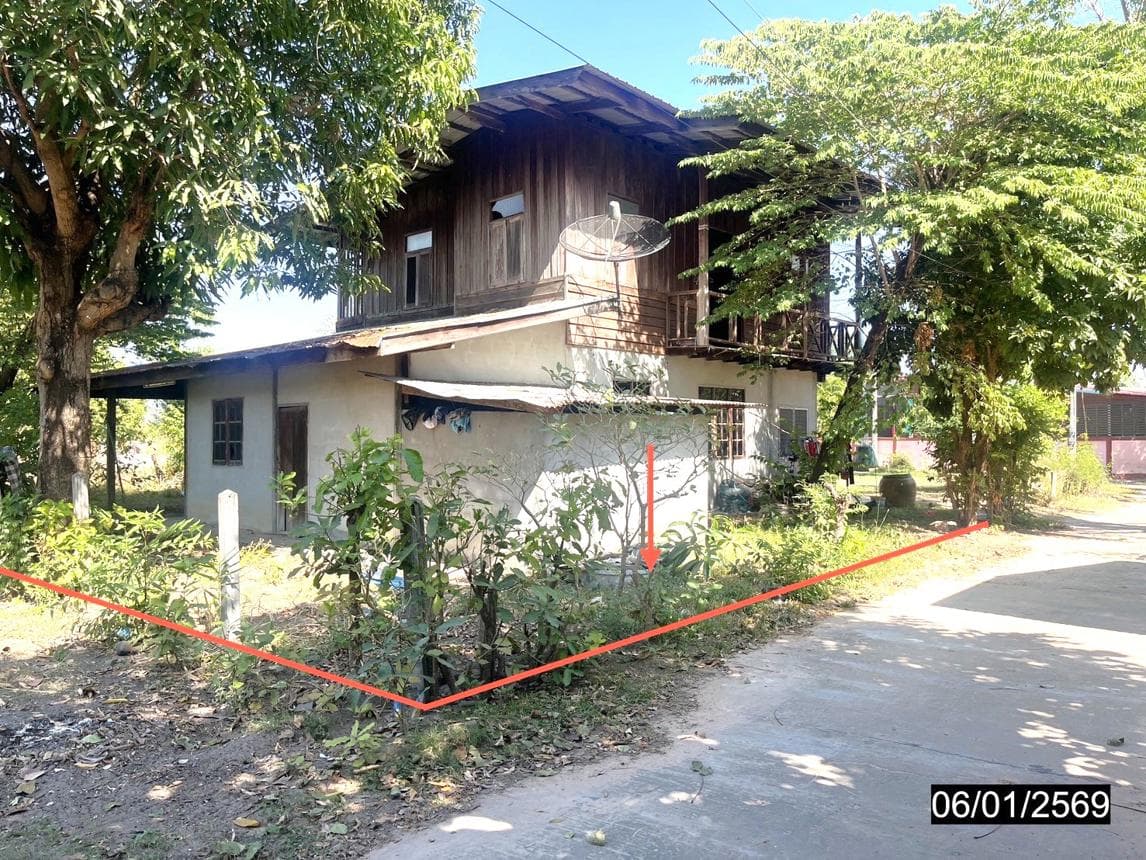 ขายบ้านเดี่ยว ทุ่งศรีเมือง สุวรรณภูมิ ร้อยเอ็ด พื้นที่ 30 ตร.ว. พื้นที่ใช้สอย 108.25 ตร.ม. 2 ห้องนอน 1 ห้องน้ำ ราคาหลักแสน