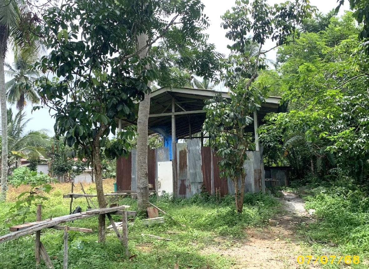 เพิงอเนกประสงค์ มะนังดาลำ สายบุรี ปัตตานี พื้นที่ 88.7 ตร.ว. พื้นที่ใช้สอย 96 ตร.ม.