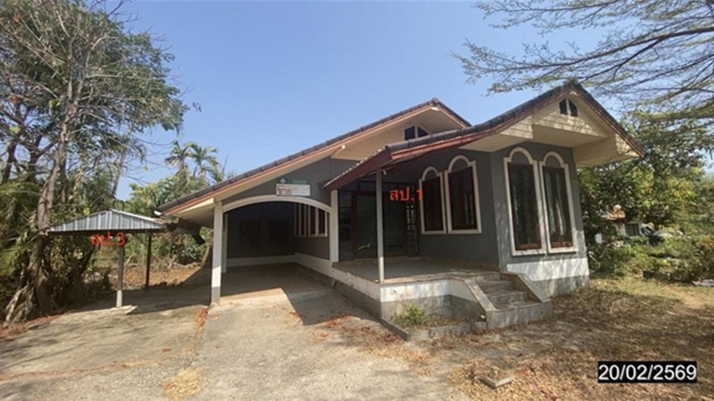 บ้านเดี่ยว ศรีสุทโธ บ้านดุง อุดรธานี พื้นที่ 64 ตร.ว. พื้นที่ใช้สอย 126 ตร.ม. 3 ห้องนอน