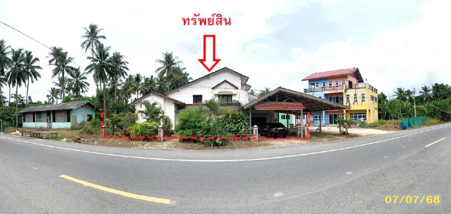 บ้านเดี่ยว มะนังดาลำ สายบุรี ปัตตานี พื้นที่ 10.3 ตร.ว. พื้นที่ใช้สอย 288 ตร.ม.