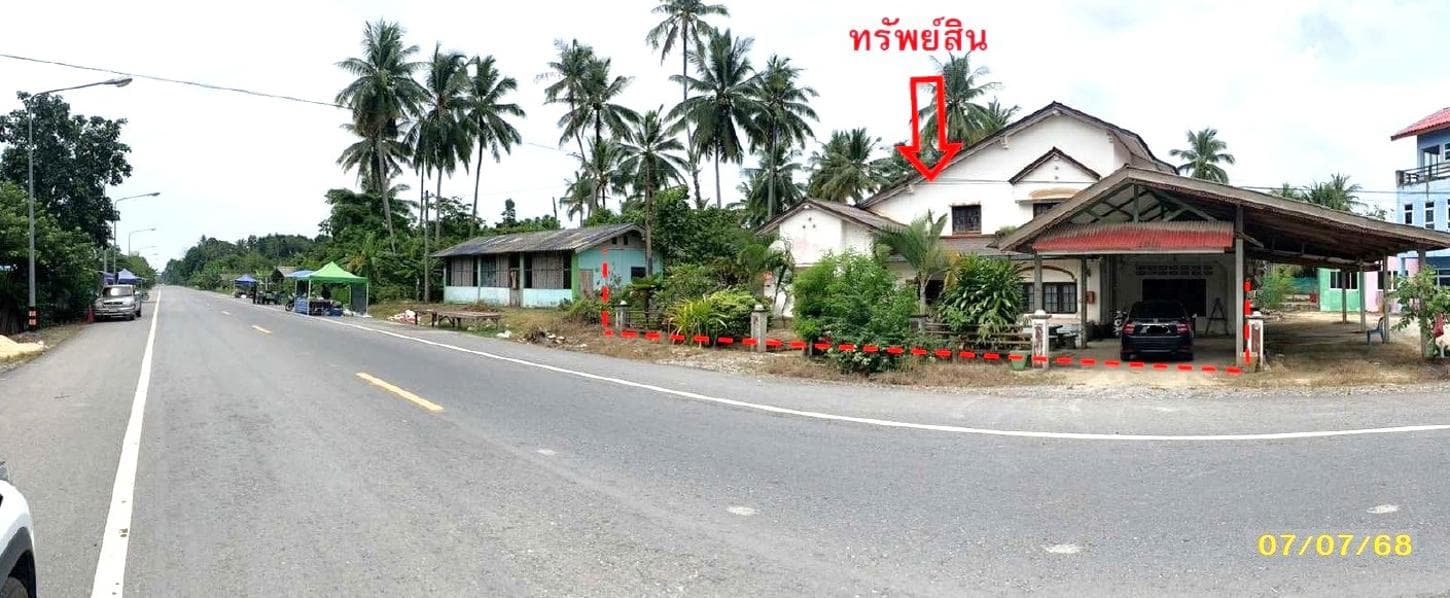 บ้านเดี่ยว มะนังดาลำ สายบุรี ปัตตานี พื้นที่ 10.3 ตร.ว. พื้นที่ใช้สอย 288 ตร.ม.