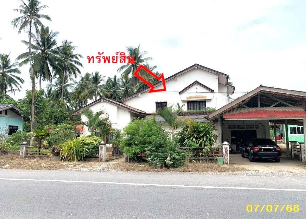 บ้านเดี่ยว มะนังดาลำ สายบุรี ปัตตานี พื้นที่ 10.3 ตร.ว. พื้นที่ใช้สอย 288 ตร.ม.