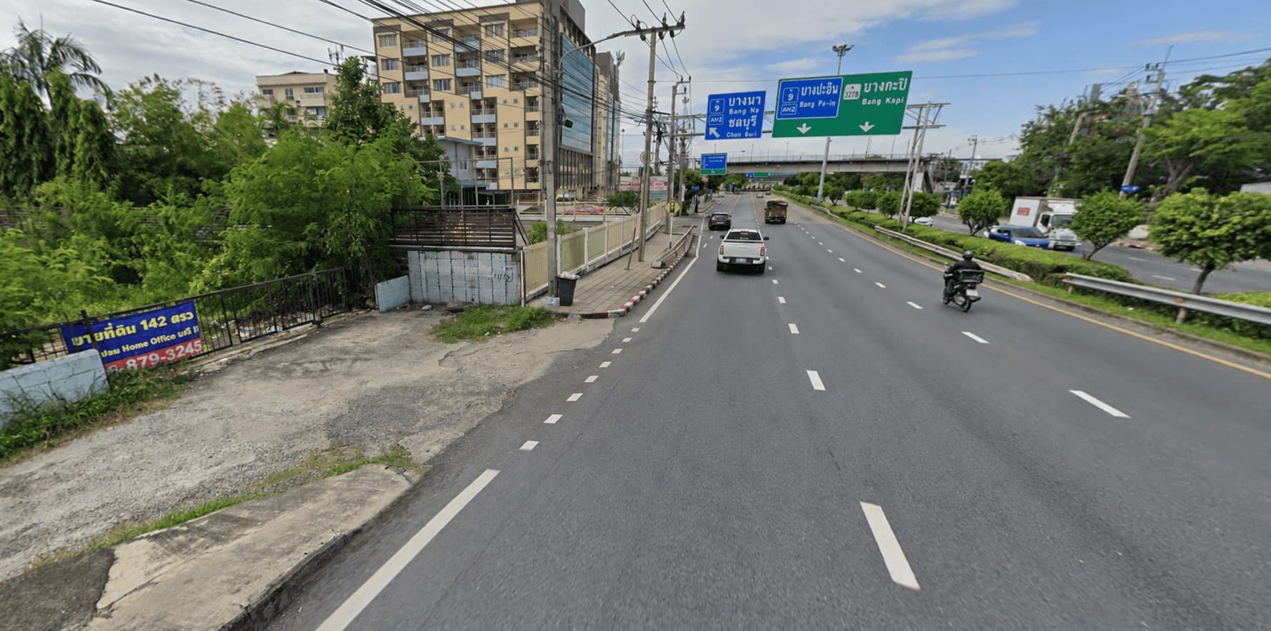 ขาย ที่ดิน ติดถนนเสรีไทย ซอย 44 แถมแปลน Home Office ฟรี !! 119.7 ตรว ใกล้สวนสยาม