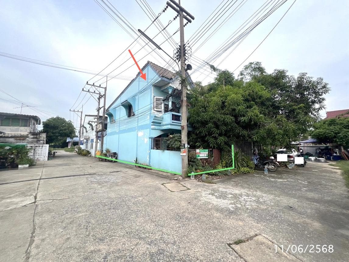 ทาวน์โฮม บ้านป้อม อยุธยา 2 ห้องนอน 2 ห้องน้ำ ราคาล้านต้นๆ ทำเลดีเดินทางสะดวก