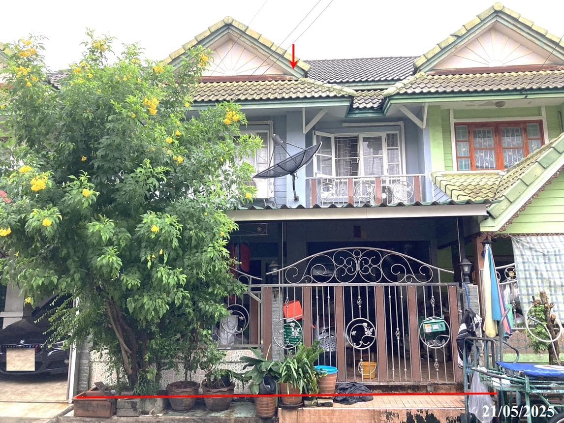 ขายทาวน์เฮ้าส์ บ้านพฤกษา 18/1 บางแม่นาง บางใหญ่ นนทบุรี 3 ห้องนอน พื้นที่กว้าง 107.7 ตร.ม. ทำเลศักยภาพ ราคาเพียง 1.65 ล้าน