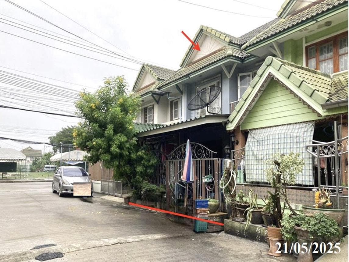 ขายทาวน์เฮ้าส์ บ้านพฤกษา 18/1 บางแม่นาง บางใหญ่ นนทบุรี 3 ห้องนอน พื้นที่กว้าง 107.7 ตร.ม. ทำเลศักยภาพ ราคาเพียง 1.65 ล้าน