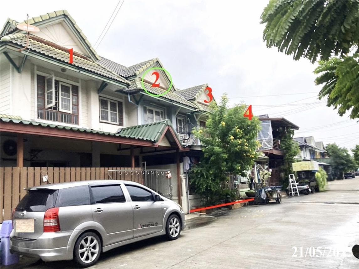 ขายทาวน์เฮ้าส์ บ้านพฤกษา 18/1 บางแม่นาง บางใหญ่ นนทบุรี 3 ห้องนอน พื้นที่กว้าง 107.7 ตร.ม. ทำเลศักยภาพ ราคาเพียง 1.65 ล้าน