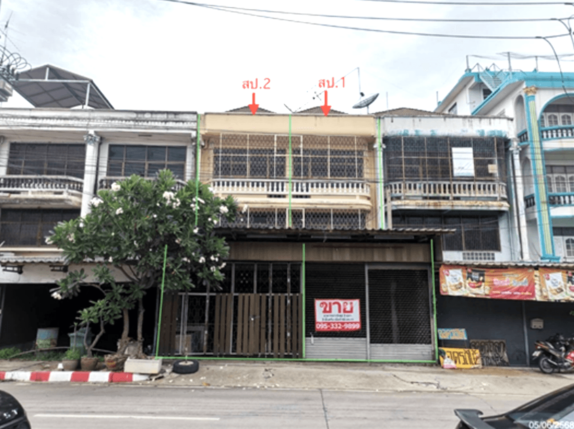 ขายอาคารพาณิชย์หลังใหญ่ สามชุก สุพรรณบุรี 4 ห้องนอน พื้นที่ใช้สอยจุกๆ 558 ตร.ม. ทำเลทองย่านเศรษฐกิจ เหมาะทำธุรกิจและโฮมออฟฟิศ