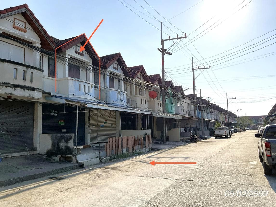 ทาวน์เฮ้าส์โครงการสุจิตรา 2 ห้องนอน 1 ห้องน้ำ พื้นที่ 120 ตร.ม. ราคาไม่ถึงล้าน คลองประเวศ บ้านโพธิ์ จ.ฉะเชิงเทรา