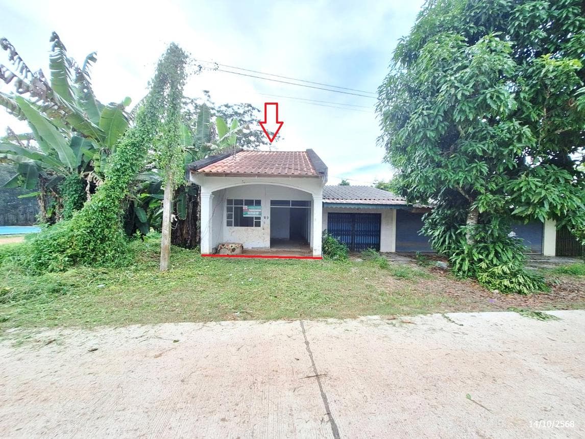 บ้านเดี่ยว บางด้วน ปะเหลียน ตรัง 2 ห้องนอน 1 ห้องน้ำ ขนาด 27.7 ตร.ว.