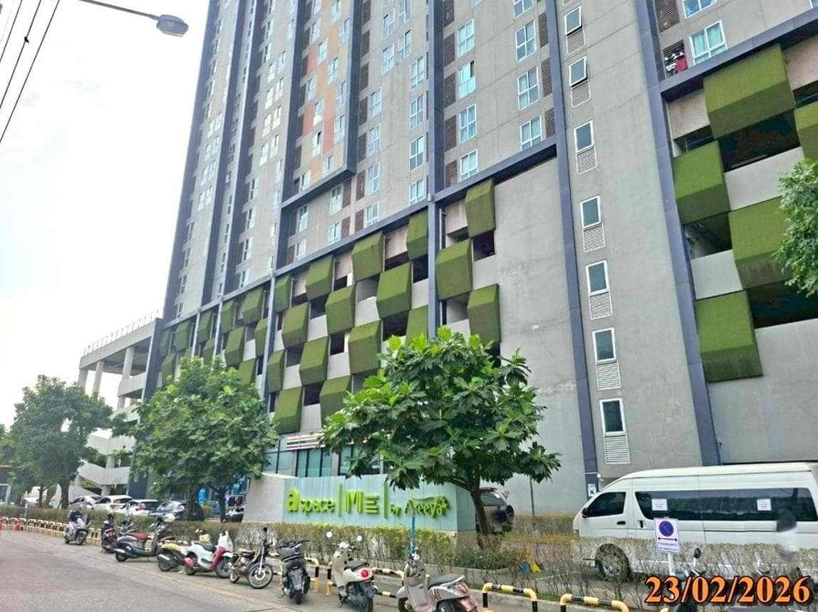 ขายคอนโด เอ สเปซ มี บางนา (A Space Me Bangna) บางแก้ว บางพลี สมุทรปราการ ห้อง 25.25 ตร.ม. 1 ห้องนอน ทำเลดี ติดห้างเมกาบางนา ราคา 1.86 ล้าน