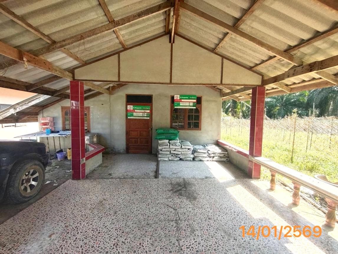 ขายบ้านเดี่ยวชั้นเดียว 2 ห้องนอน 1 ห้องน้ำ บนเนื้อที่ 72 ตร.ว. พื้นที่ใช้สอย 126.55 ตร.ม. ทำเลสงบ ห้วยน้ำขาว คลองท่อม กระบี่