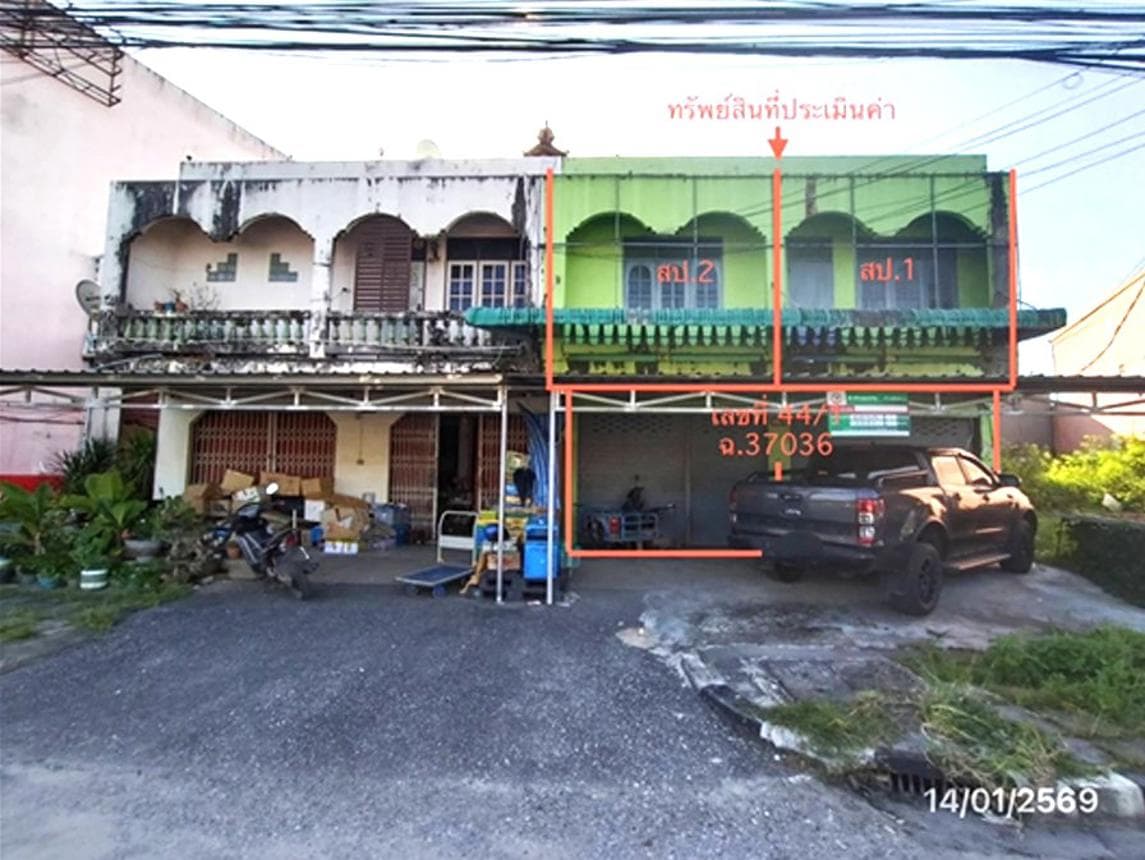 ขายอาคารพาณิชย์ เขาเจียก เมืองพัทลุง พัทลุง พื้นที่ใช้สอย 240 ตร.ม. ทำเลธุรกิจ