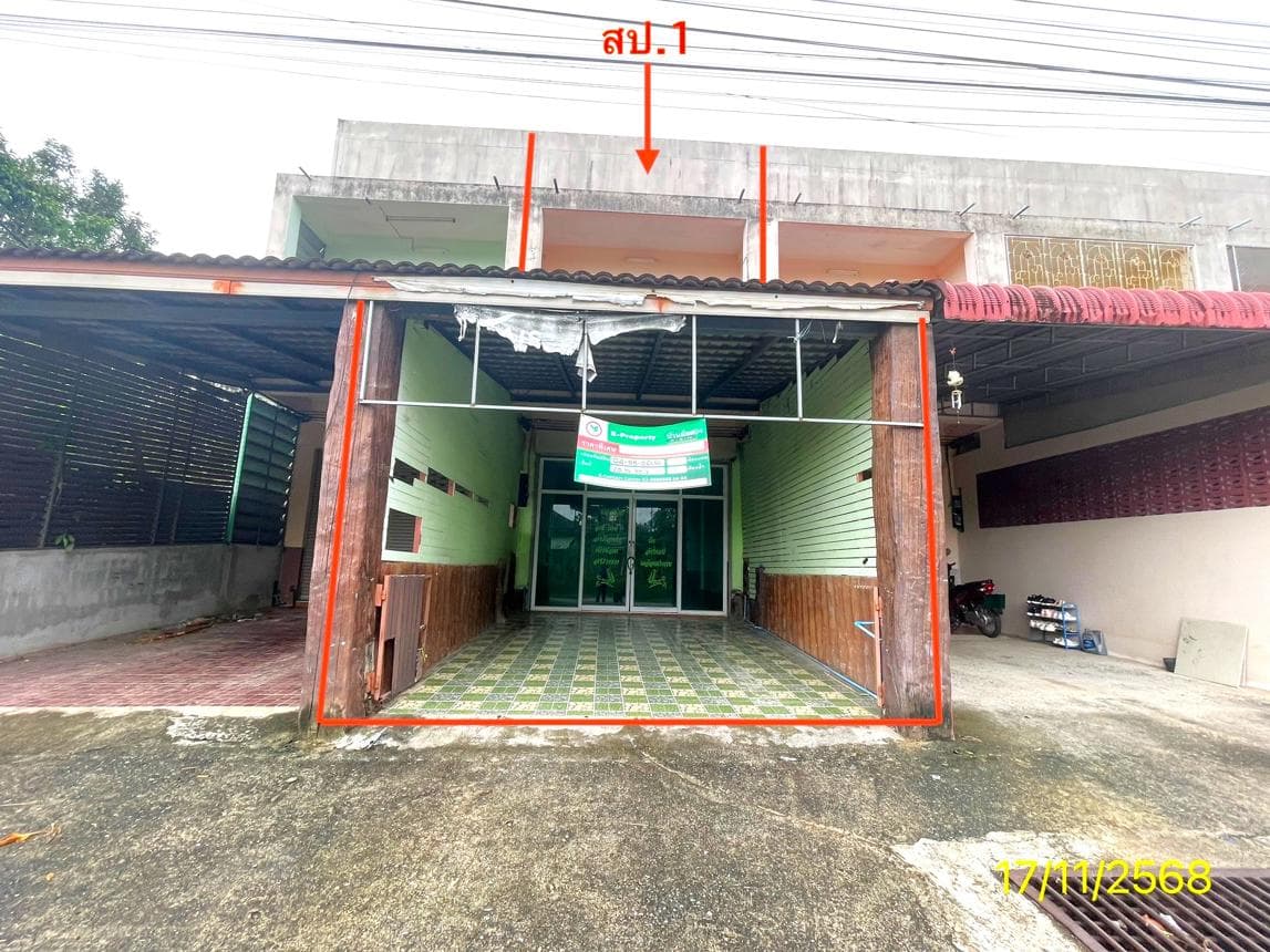 ขายอาคารพาณิชย์ เขาเจียก เมืองพัทลุง พัทลุง พื้นที่ใช้สอย 164 ตร.ม. 2 ห้องนอน ทำเลธุรกิจ
