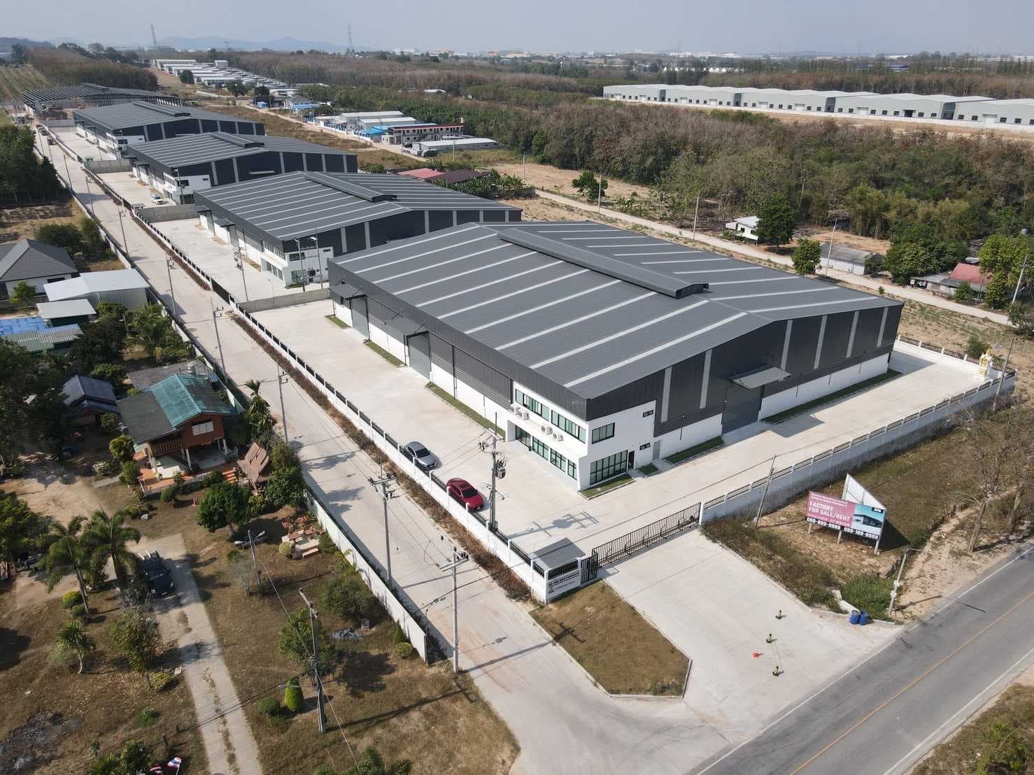 ขาย โรงงานใหม่ ซอยนิคมพัฒนา 11 ระยอง ขนาด 6 ไร่ ผังเมืองสีเหลือง