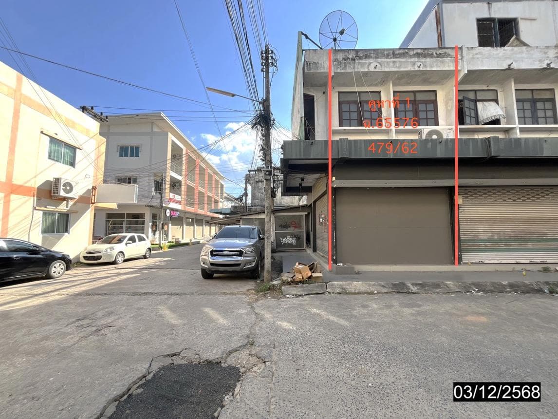 อาคารพาณิชย์ 1 ห้องนอน พื้นที่ 108 ตร.ม. ทำเลศักยภาพ ศิลา เมืองขอนแก่น ขอนแก่น