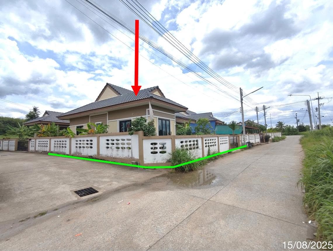 ขายบ้านเดี่ยว มะขามคู่ นิคมพัฒนา ระยอง 3 ห้องนอน พื้นที่ 49.4 ตร.ว. ทำเลดี ใกล้แหล่งงาน