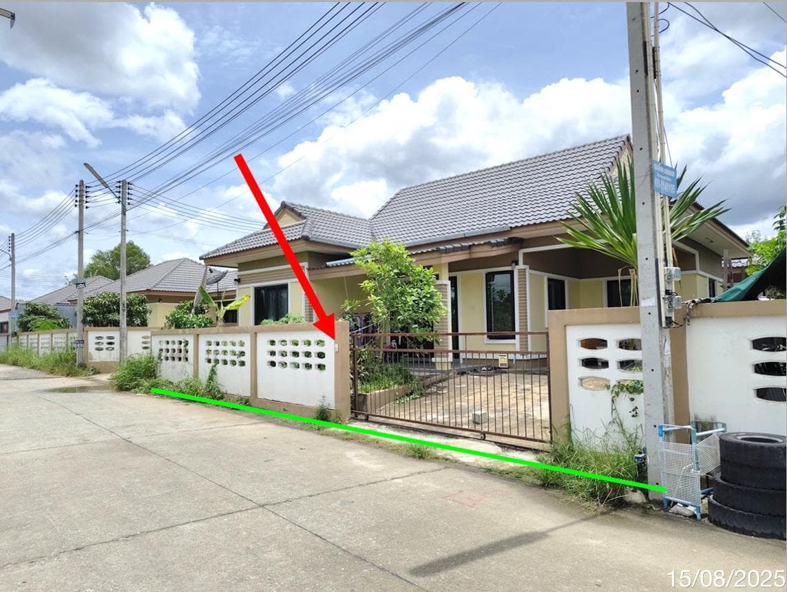ขายบ้านเดี่ยว มะขามคู่ นิคมพัฒนา ระยอง 3 ห้องนอน พื้นที่ 49.4 ตร.ว. ทำเลดี ใกล้แหล่งงาน