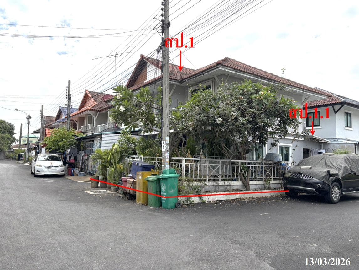 ขายทาวน์เฮ้าส์ บ้านพฤกษา 3 บางบัวทอง นนทบุรี 3 ห้องนอน 2 น้ำ พื้นที่ใช้สอย 102 ตร.ม. บนที่ดิน 24 ตร.ว. ทำเลดีเข้าออกสะดวก