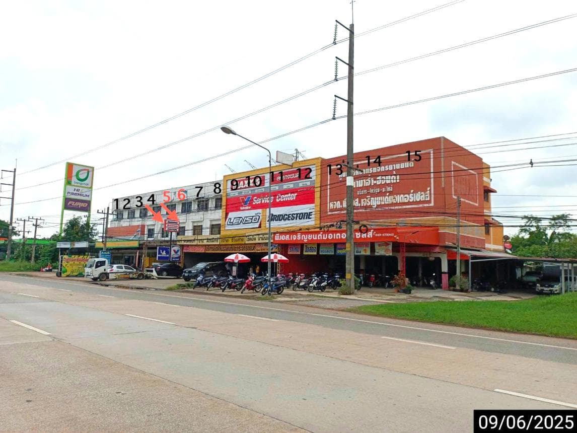 ขายอาคารพาณิชย์ กุดน้ำใส น้ำพอง ขอนแก่น ตึกใหญ่ 40 ตร.ว. พื้นที่ 368 ตร.ม. 6 ห้องนอน 6 ห้องน้ำ เหมาะทำธุรกิจ