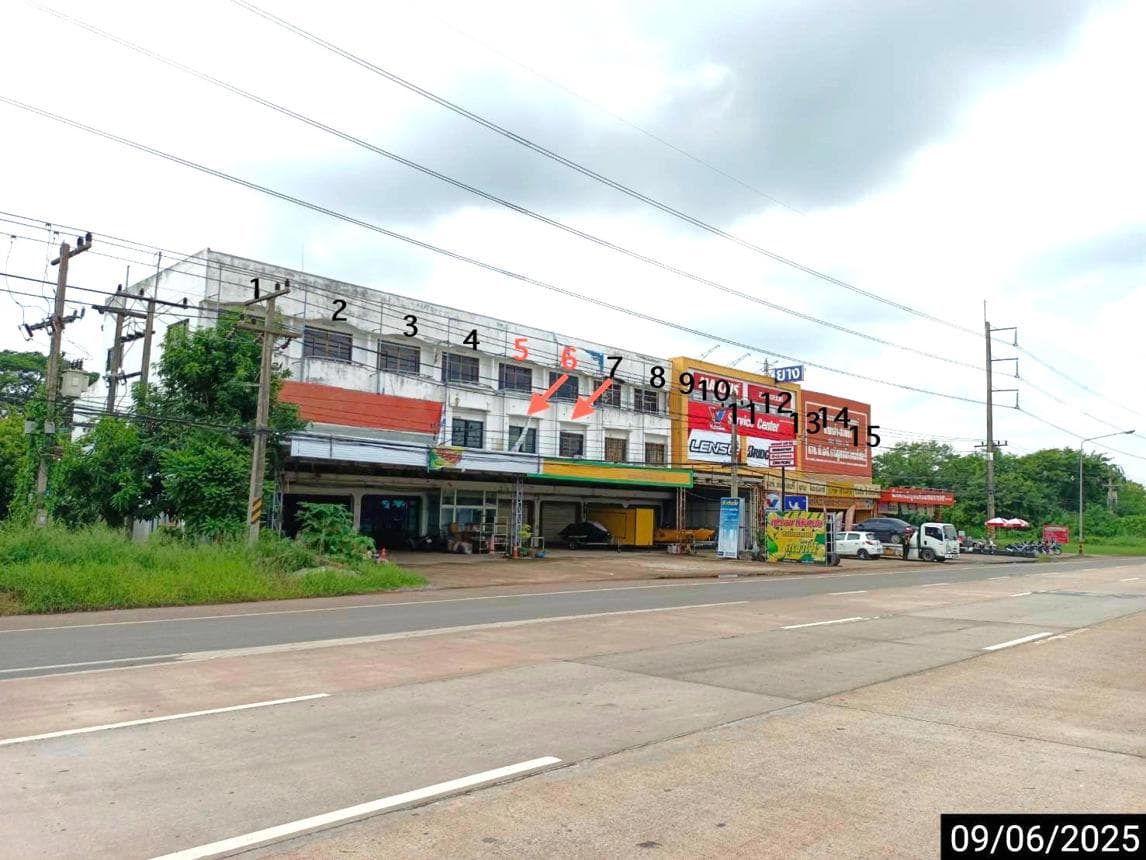ขายอาคารพาณิชย์ กุดน้ำใส น้ำพอง ขอนแก่น ตึกใหญ่ 40 ตร.ว. พื้นที่ 368 ตร.ม. 6 ห้องนอน 6 ห้องน้ำ เหมาะทำธุรกิจ
