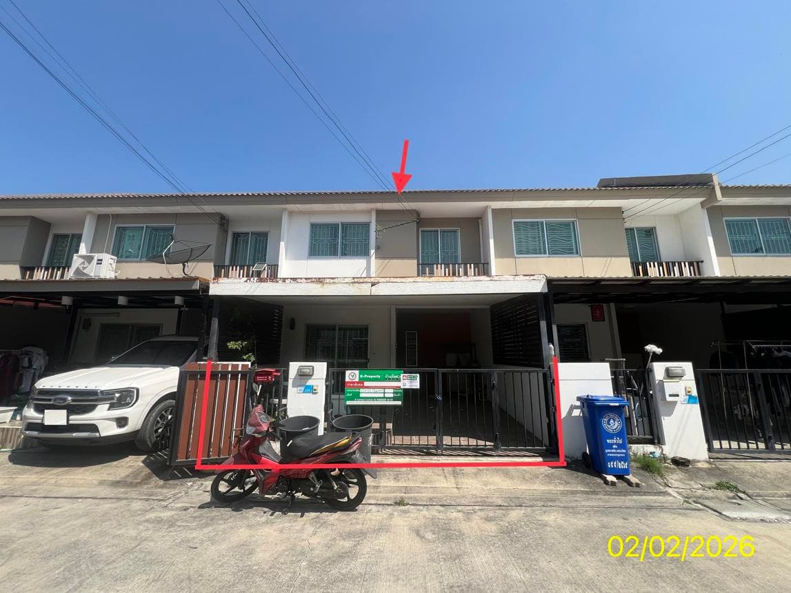 ขายทาวน์เฮ้าส์ บ้านพฤกษา 38/3 (ชัยพฤกษ์-วงแหวน) 3 ห้องนอน 110 ตร.ม. ทำเลไทรน้อย นนทบุรี ราคาคุ้มค่า
