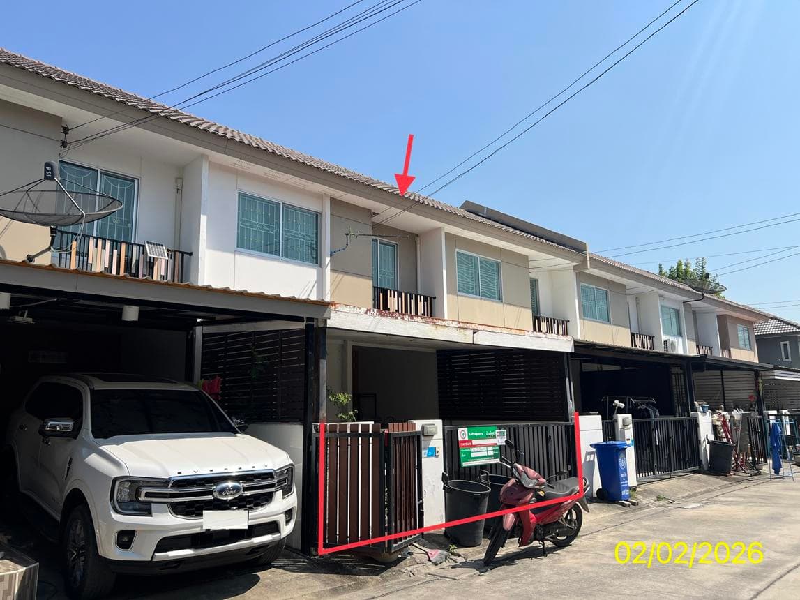 ขายทาวน์เฮ้าส์ บ้านพฤกษา 38/3 (ชัยพฤกษ์-วงแหวน) 3 ห้องนอน 110 ตร.ม. ทำเลไทรน้อย นนทบุรี ราคาคุ้มค่า