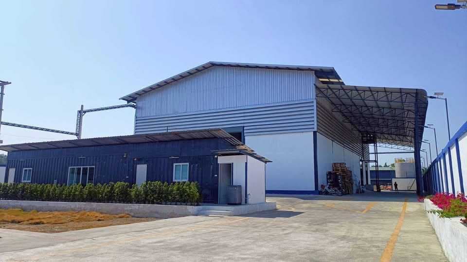 ขาย โรงงานพร้อมใบ รง.4 ประเภท 42 (ผลิตวัสดุเคมี) ผังชมพู ตรงข้ามนิคมอุตสาหกรรมท่าจีน ตำบลบางหญ้าแพรก อำเภอเมือง จังหวัดสมุทรสาคร