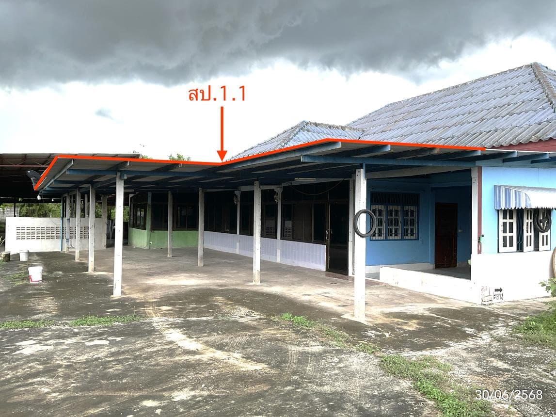 โกดังทำเลดี บ้านพริก บ้านนา นครนายก พื้นที่ใช้สอย 403 ตร.ม. เหมาะสำหรับธุรกิจและคลังสินค้า