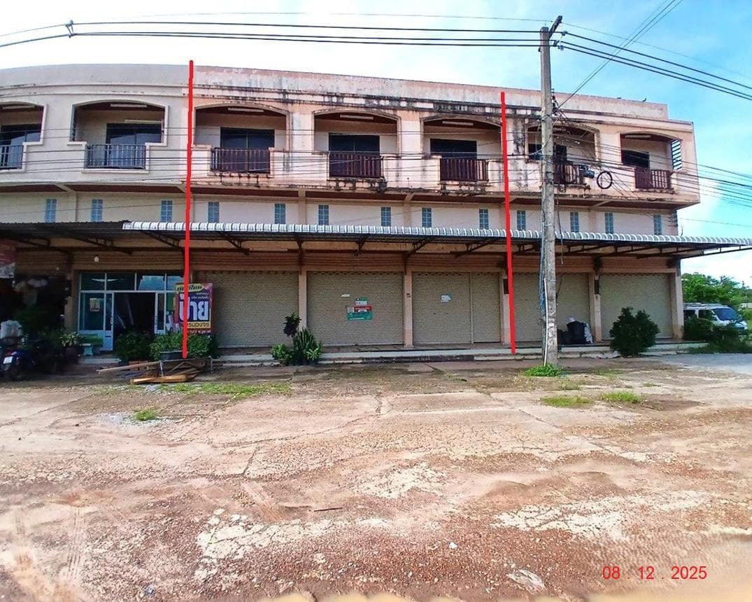ขายอาคารพาณิชย์ เรณู เรณูนคร นครพนม พื้นที่ 69 ตร.ว. พื้นที่ใช้สอย 552 ตร.ม. 6 ห้องนอน 6 ห้องน้ำ ทำเลใจกลางเมือง